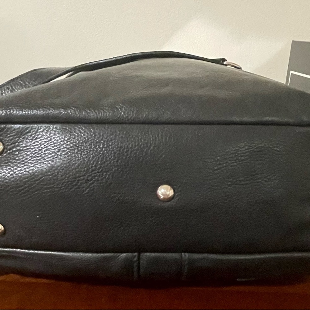 Yves Saint Laurent EUC Sac Lover black Leather Shoulder vintage Handbag ✨ - Picture 8 of 17